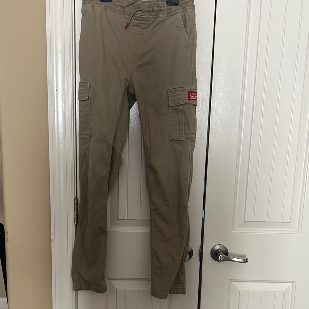 Levi's Tan Cargo Pants Straight Leg Casual